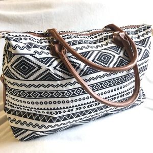 🔥 Limited! NWT Bohemian Canvas Weekender